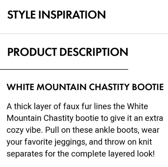 NEW White Mountain Rialto Joker II Brown Suede Chunky Chastity Boots Sherpa Warm - Picture 11 of 15